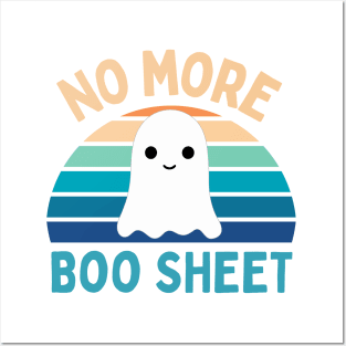 No More Boo Sheet Posters and Art